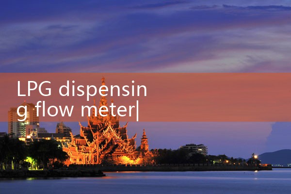 LPG dispensing flow meter|digital flow meter