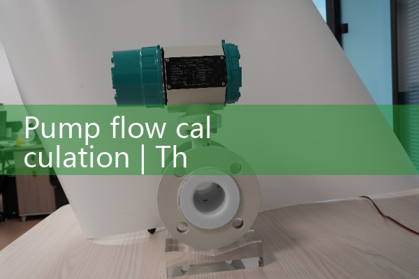 Pump flow calculation