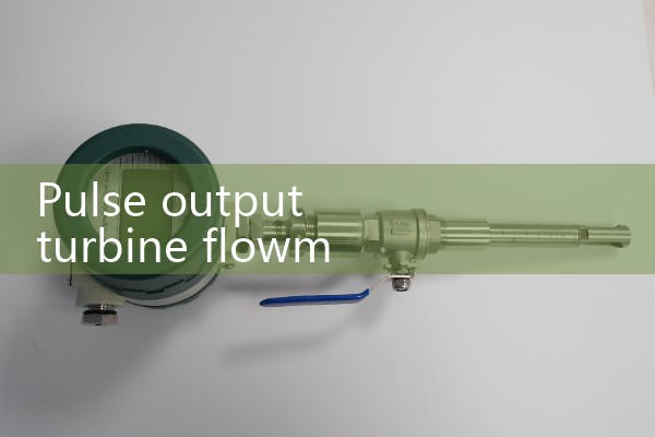 Pulse output turbine flowmeter