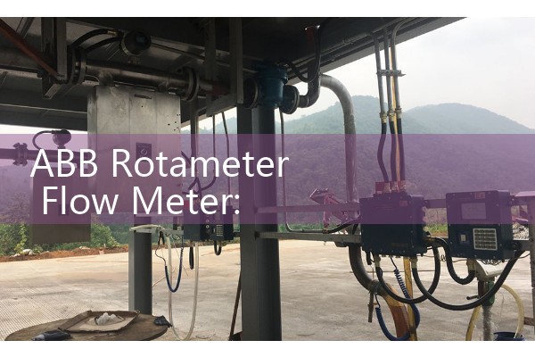 ABB Rotameter Flow Meter: Visual variable area tapered tube indicators.